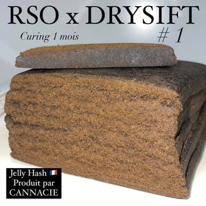 RSO x DRYSIFT #1 | Jelly hash CBD/ CBG | Ferme "CANNACIE" | Fabrication 100% Française