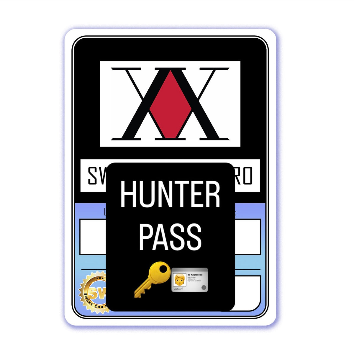 Sweet Hunter Pass — carte licence Hunter Pass