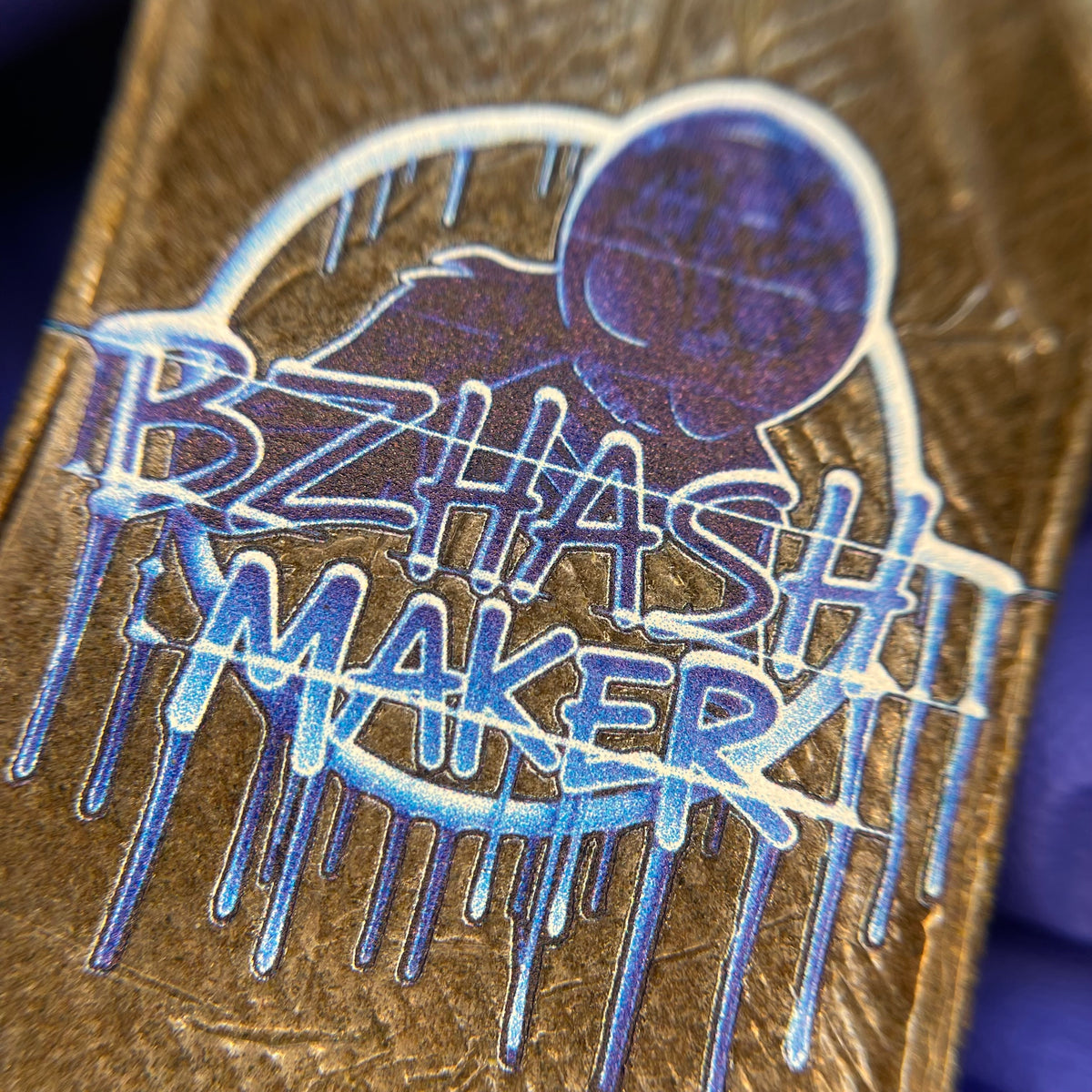 BZ MAFIA, résine CBD — emballage BZHash Maker