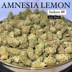 Amnesia Lemon CBD fleur de chanvre Indoor Espagnole 