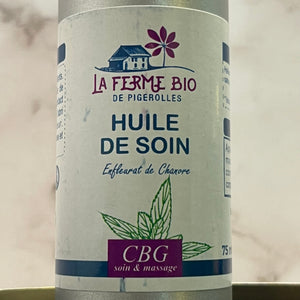 Huile de Massage au CBG | Soin pour la peau au CBG naturel BIO | 75ml