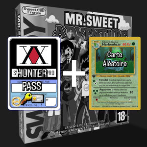 Sweet Hunter Pass – Programme fidélité CBD exclusif | Réductions à vie, accès privé, pack collector licence MrSweet Adventures