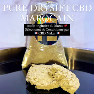 PURE DRYSIFT CBD MAROCAIN | HASH CBD Fabriqué au Maroc | "CBD Maker"