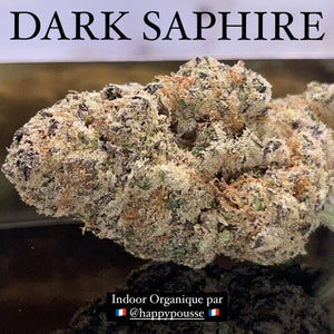 DARK SAPHIRE | HIGH GRADE CBD | Cultivée en Indoor Organique par “Happy Pousse”