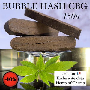 Bubble Hash CBG 44.81% | Exclusivité “Hemp of Champ” | Batch N*2