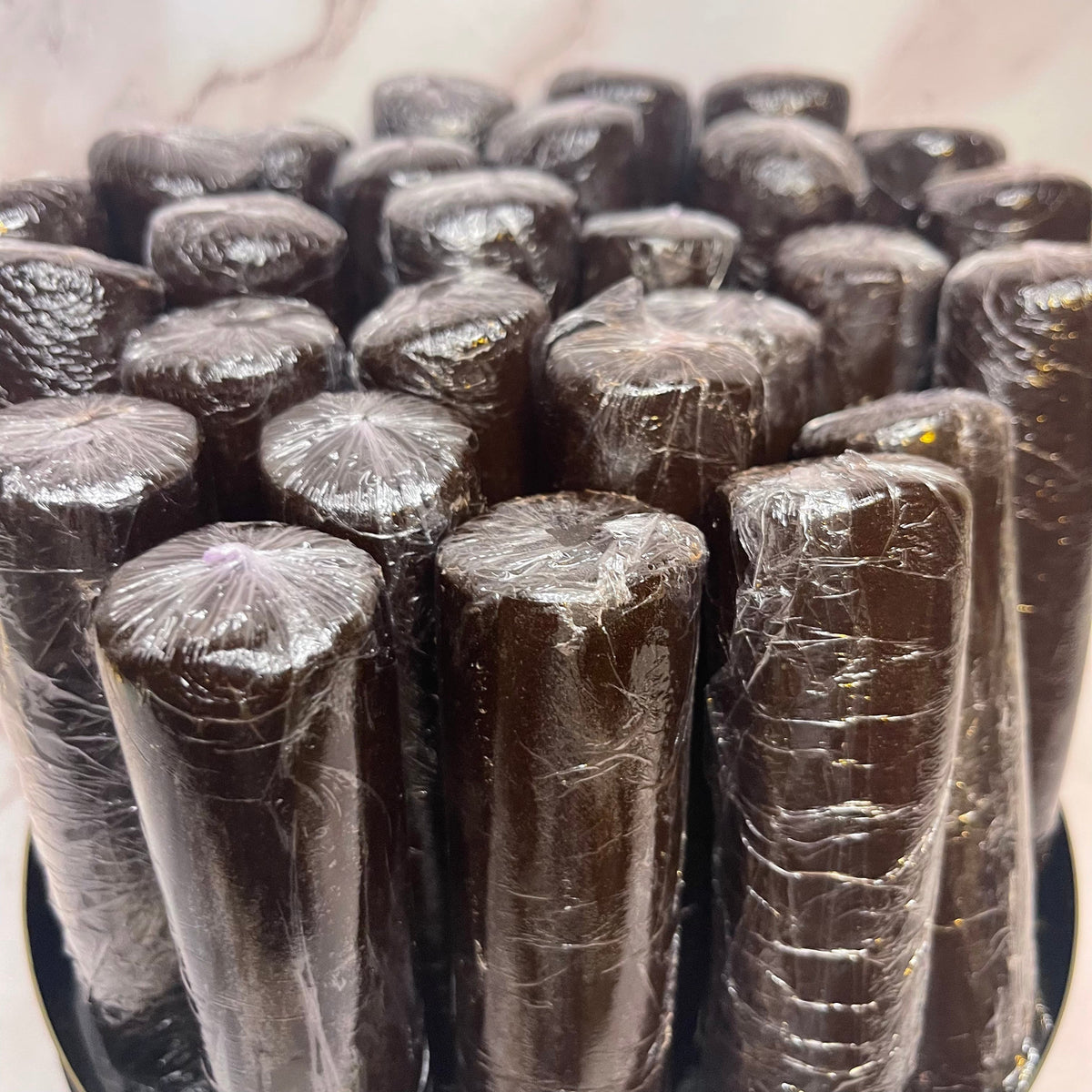BOMBAREDA CBD, résine CBD — présentation des rouleaux de résine